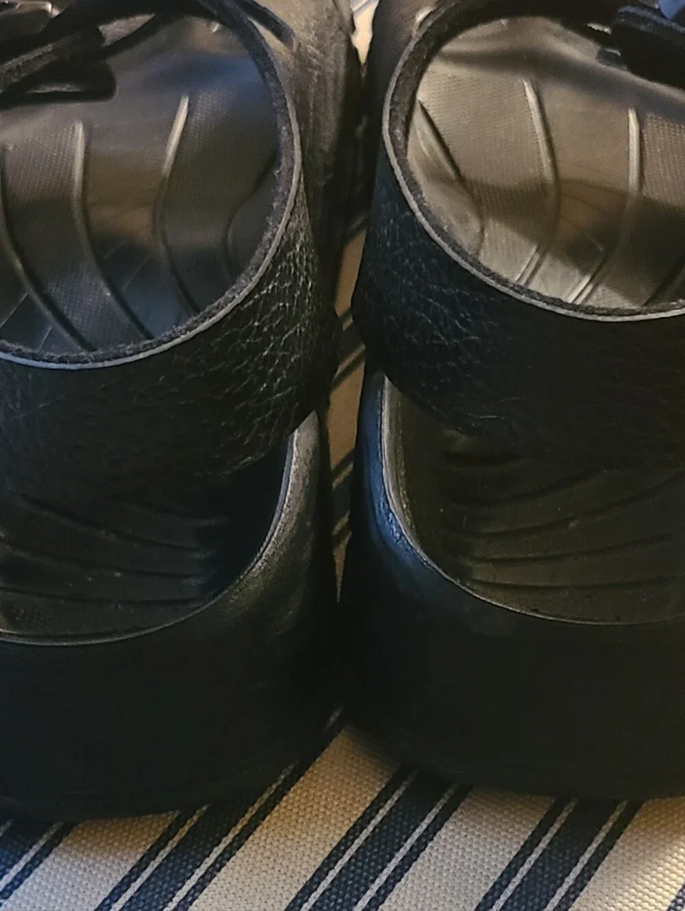 Birki's by Birkenstock Aruba Water Sandals Black Resortwear Sz W-11-11.5 M-9-9.5